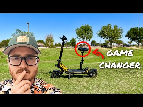 Electric Scooter with Seat, Electric Scooter for Adults, 350W Motor, 19 Mph Speed, 15 Miles Ranges, 8.5" Solid Tire, Foldable Electric Scooter Adults, E Scooter with Seat video review thumbnail