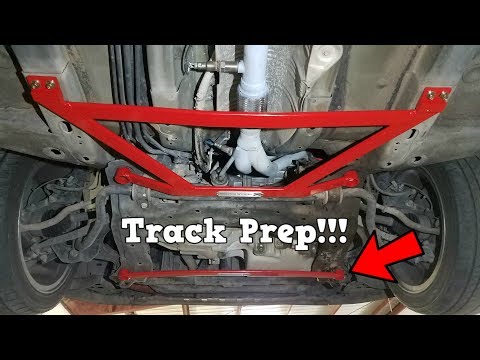 Megan Racing H-Brace & Front Lower Tie Bar Install - 8th Gen Honda Civic Si