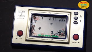 Nintendo Game & Watch | Fire 1981 | Wide screen