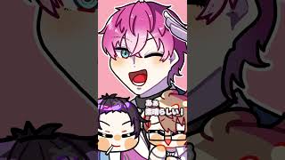 【手描き切り抜き】自己紹介をし合う加賀美ハヤト・佐伯イッテツ・皇れお
