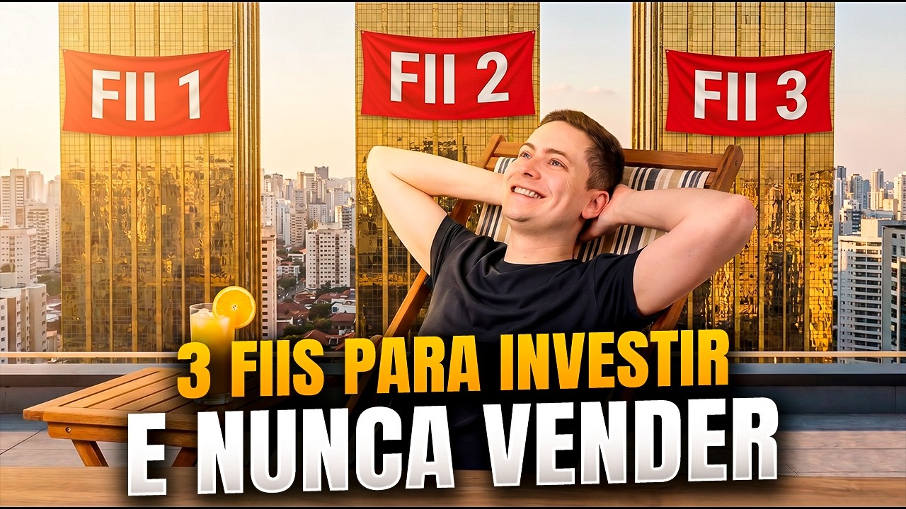 Os 3 MELHORES FUNDOS IMOBILIÁRIOS para INVESTIR hoje e NUNCA mais VENDER!