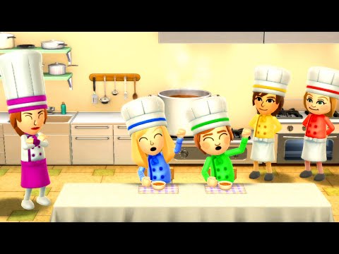 Wii Party U Minigames - (4 Girlplay) Luna Vs Polly Vs Susie Vs Rie (Master Difficulty)