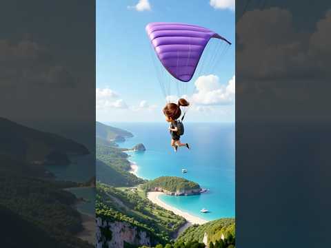 Paragliding (Animation memes) 🤣 [TryingToMakeYouSmile] #shorts