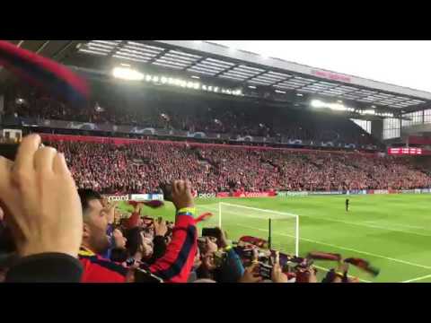 LIVE Anfield YNWA Liverpool 4-0 Barcelona