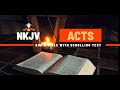 The Book of Acts (NKJV) | Full Audio Bible with Scrolling text