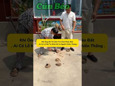 Khi Ông Bà Chơi Trò Pháo Đất 😂💥#shorts