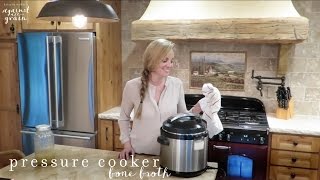 Pressure Cooker Bone Broth Recipe | Danielle Walker