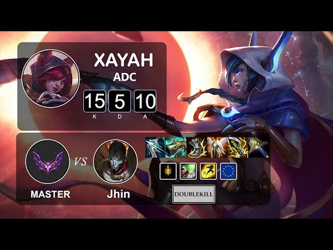ADC Xayah vs Jhin - LOL EUW Master Season 12 Patch 12.1