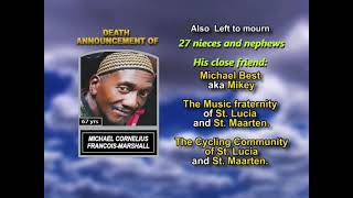 Michael Cornelius Francois-Marshall  ~ Long Obituary