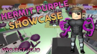 Roblox Project Jojo Kenh Video Giải Tri Danh Cho Thiếu Nhi - hermit purple showcase project jojo