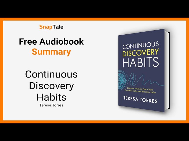 Vídeo relacionado con Continuous Discovery Habits: Discover Products that Create Customer Value and Business Value