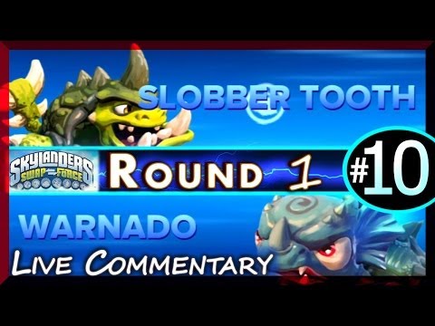 Skylanders Swap Force Epic Tournament Battle Round 1 Slobber Tooth Vs Warnado # 10 [HD]