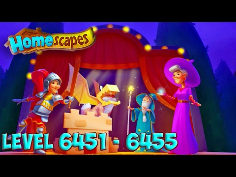 Homescapes level 6451 - 6455 🏡 Playrix HD 👋😘✌️