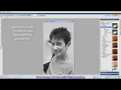 Bleistift Effekt in PhotoImpact X3 erstellen
