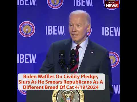 Confused Biden Really Slurring, I’m Exporting Fedurhhahh Products! Slow Intense Vigor