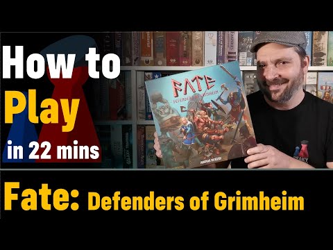 How to play Fate : Defenders of Grimheim + Visuals - Peaky Boardgamer