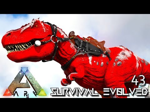 ARK: SURVIVAL EVOLVED: ALPHA TREX & PRIME OTTER TAME E43 !!! ( ARK EXTINCTION CORE MODDED )