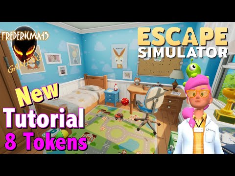 FANTASTIC NEW CO-OP ESCAPE ROOM GAME!!, Let's Play Escape Simulator