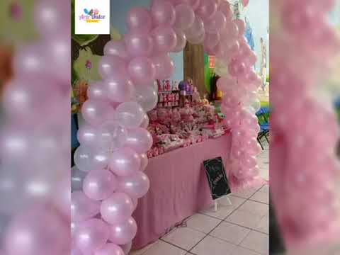Imágenes de Mesa de Dulces para Baby Shower Niña 🔝🍼👧