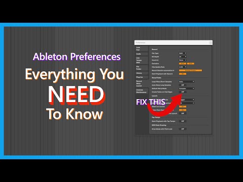 The COMPLETE GUIDE to Ableton PREFERENCES!!