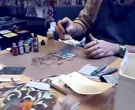 Tim Holtz demo alcohol ink 1