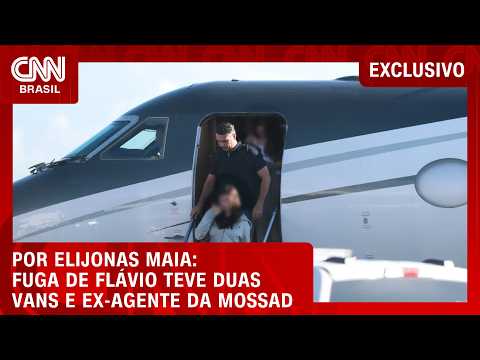 Fuga de Flávio aos EUA teve Vans, ex-agente da Mossad e jato estrangeir; veja detalhes | CNN AGORA