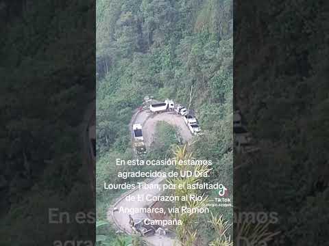 Lulú Asfalta la vía Pangua Ramón Campaña Cotopaxi pide que no se olvidé vía Ambato Pangua por Churo