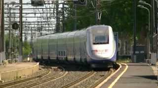 preview picture of video 'Salida de un TGV DASYE desde Narbonne hacia París'