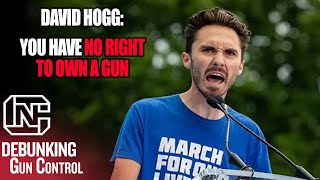 David Hogg Says You Have No Right To Own A Gun &amp; You Are Not A Militia