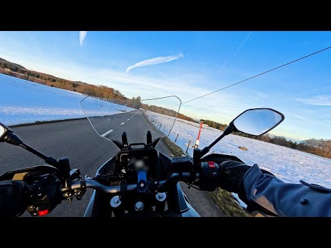 Afternoon Winter Ride | YAMAHA Tracer 7 GT + RAW Sound