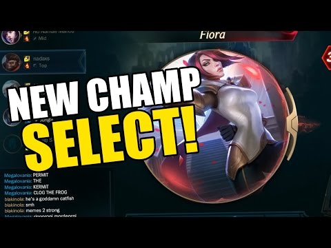 THE NEW CHAMPION SELECT THO!