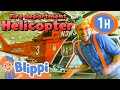 Blippi Explores A Firefighting Helicopter Blippi Kids Songs Moonbug Kids
