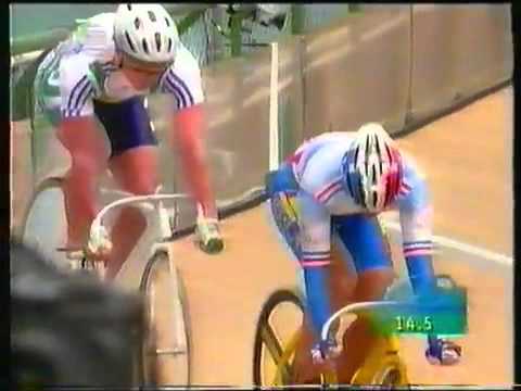 1996 Atlanta Olympic Games Track Cycling Sprint Gary Neiwand v Frederic Magne64
