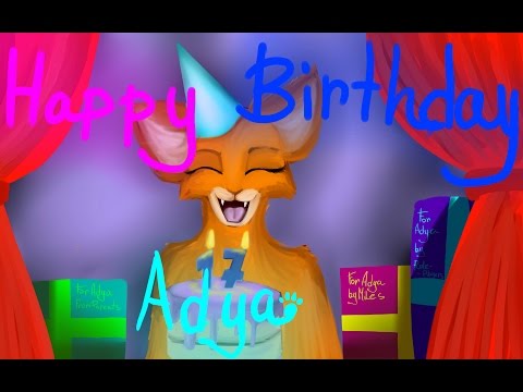 Happy Birthday, Adya-Speedpaint