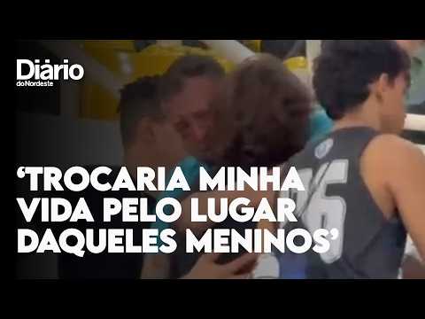 ‘Trocaria minha vida pelo lugar daqueles meninos’, diz treinador de atletas mortos em acidente de Tauá