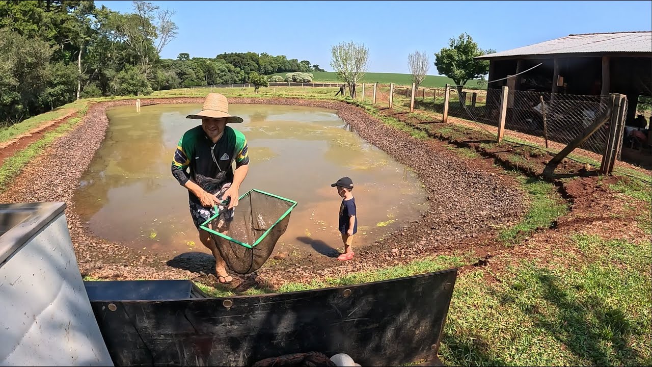 I had to release the fish back into the pond