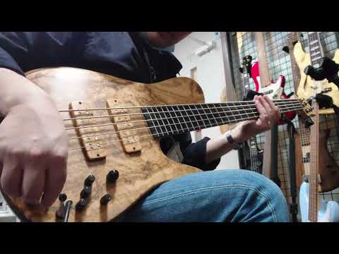 Fodera Imperial 5 Elite Custom Olive Used image 13