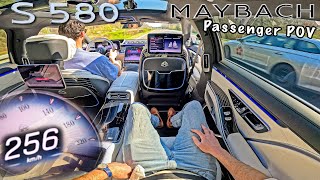 2026 Mercedes Maybach S580 // Passenger Experience At Top Speed