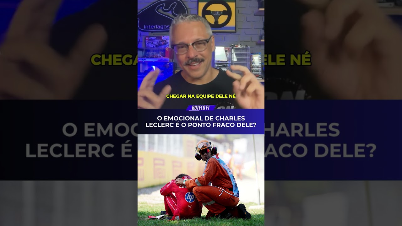 O EMOCIONAL É MESMO O GRANDE PONTO FRACO DE LECLERC?👀