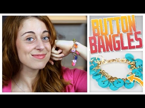 DIY Button Bangle Bracelet! - Do It, Gurl