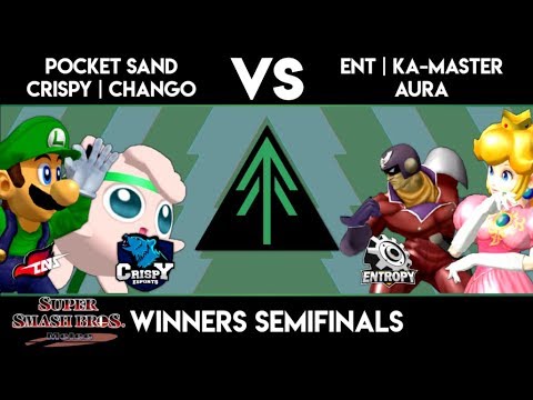 Evergreen Rising #4 - Pocket Sand + Chango vs Ka-Master + Aura - Melee Doubles Winners Semifinals