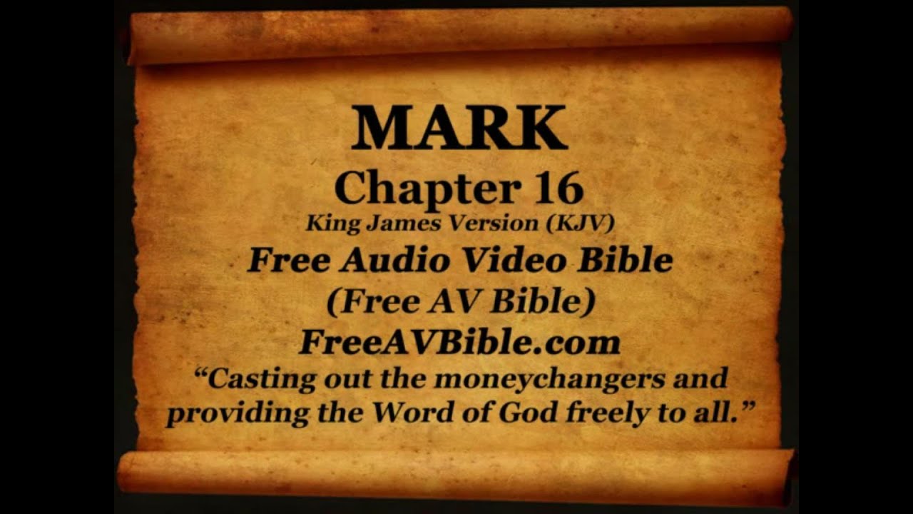 41. Gospel of Mark Complete 1-16, King James Version (KJV) Free AV Bible Read Along Bible N2