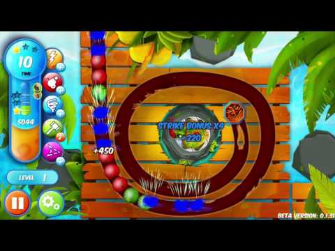 Woka Woka: Marble Shooter - Level 1 - YouTube