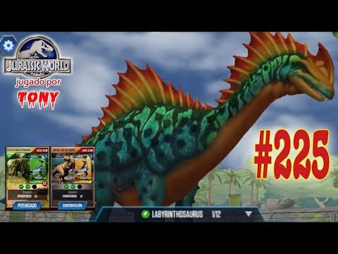 Jurassic World "Cap. 225 - Híbrido: Labyrhinthosaurus al nivel 40" por Tony