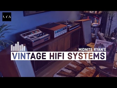 Ryan's VINTAGE AUDIO GEAR collection is amazing - "I've got systems in every room we sit in"