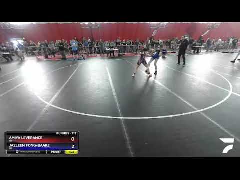 112 Lbs Round 3 - Amiya Leverance, WI Vs Jazleen Fong-Baake, WI 896f