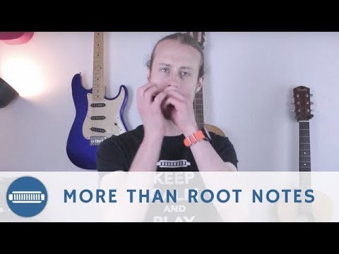 You don't just have to play root notes when you improvise on blues harmonica!
