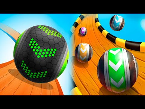 Going Balls vs Sky Ball Racing - Rolling Balls Scrolling in the Sky