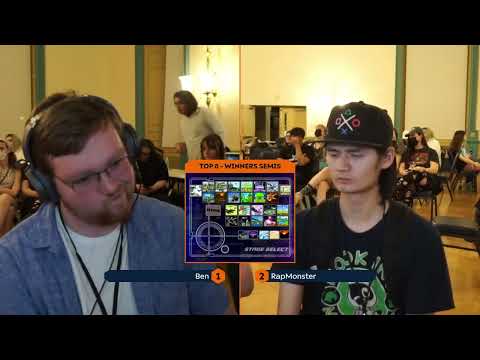 SMYM 25 - Singles - Top 8, WSF - RapMonster (Luigi) vs Ben (Sheik)
