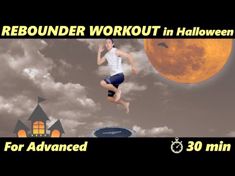 【30~40 min Rebounder WORKOUT#3】For Advanced｜Mini Trampoline Fitness For Weight Loss